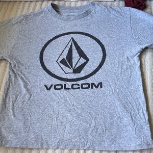 Volcom Heather Gray Logo Tee
